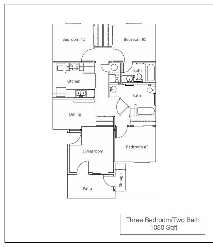 a floor plan of a house